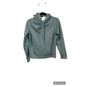 Pony women's light blue hooded sweater with thumb holes‎